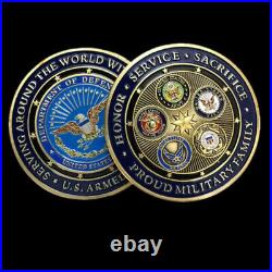 100 PCS Challenge Coin Air Force Navy Collection Army Collectible Militaria