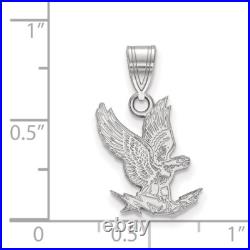 10K White Gold United States Air Force Academy Medium Pendant LogoArt (1W019USA)