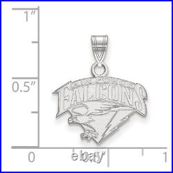 10K White Gold United States Air Force Academy Small Pendant by LogoArt 1W016USA