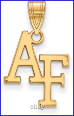 10K Yellow Gold United States Air Force Academy Medium Pendant LogoArt 1Y003USA