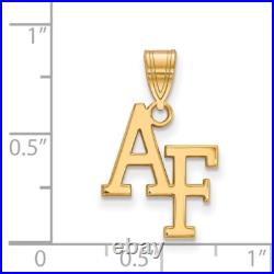 10K Yellow Gold United States Air Force Academy Medium Pendant LogoArt 1Y003USA