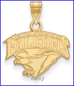 10K Yellow Gold United States Air Force Academy Small Pendant LogoArt (1Y016USA)