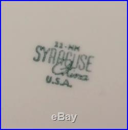 10 rare 1959 United States AIR FORCE Academy SYRACUSE China 10.25 Dinner Plates