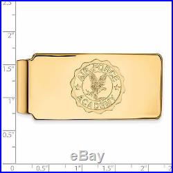 10k Yellow Gold LogoArt United States Air Force Academy (USAFA) Crest Money Clip