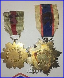 12 US Military Medals NAMED Army Air Force +2 RARE Chinese Order Cloud Banner