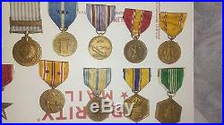 12 US Military Medals NAMED Army Air Force +2 RARE Chinese Order Cloud Banner