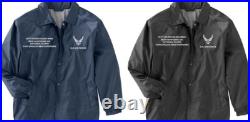 142nd Fighter Wing Oregon Air Guardembroidered Jacketofficially Licensed