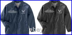 142nd Fighter Wing Oregon Air Guardembroidered Jacketofficially Licensed