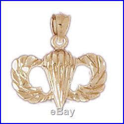 14K or 18K Gold United States Air Force Pendant (Yellow, White or Rose) GV4502