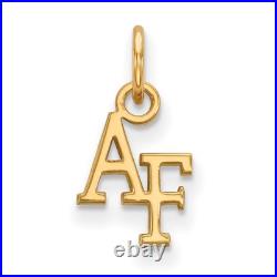 14k Gold LogoArt United States Air Force Academy A-F Extra Small Pendant
