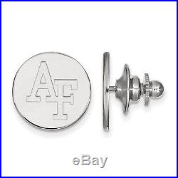 14k White Gold United States Air Force Academy Lapel Pin 4W009USA