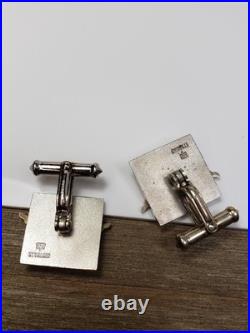 17g Sterling Silver United States Air Force Cuff Links Cufflinks