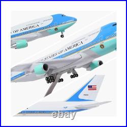 18 1130 Scale Model Jet United States Air Force One Plane B747 Model Pla