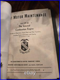 1940's United States Air Force Training And Maintenance Manuals RARE