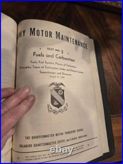 1940's United States Air Force Training And Maintenance Manuals RARE