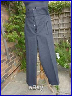 1944 WWII War Service Royal Air Force Battledress Blouse, Trousers Uniform