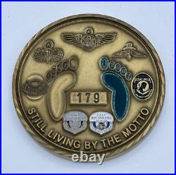 1947-2007 USAF Still Living By The Motto Numbered PJ Pararescue Challenge Coin 1947-2007 USAF Still Living By The Motto Numbered PJ Pararescue Challenge Coin