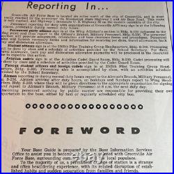 1950's Greenville MS AIR FORCE BASE 3505th Single Engine Pilot Training Books