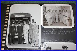 1950's OXNARD A. F. B. United States Air Force base Photo Album TRANSPORTATION SQD