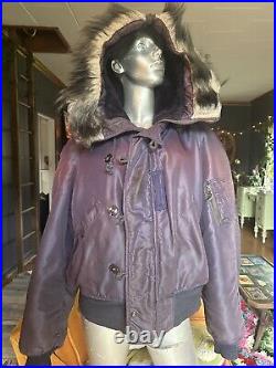 1950's Vintage U. S. Air Force N2A Flight Bomber Jacket Hooded Parka 1950's Vintage U. S. Air Force N2A Flight Bomber Jacket Hooded Parka