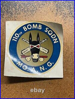 1950s 110th BOMB SQDN Squadron MO ANG Missouri Whiteman Air National Guard DECAL