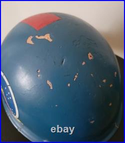 1950s 1960s USAF Air Force SAC Helmet Hard Hat 556th Missile Squadron SMS Named