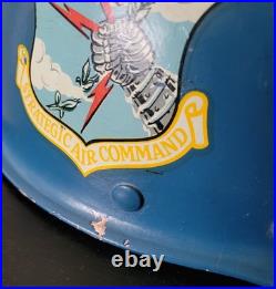 1950s 1960s USAF Air Force SAC Helmet Hard Hat 556th Missile Squadron SMS Named