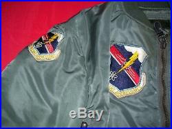 1950s USAF SAC Colonels Patched 99th Bomb Wing Early MA-1 Flight Jacket