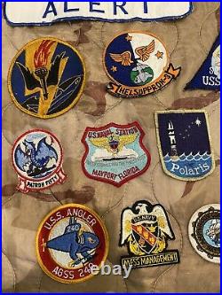 1950s Vietnam Era US Navy & Air Force Patch Lot Squadron, Submarine, Seabee