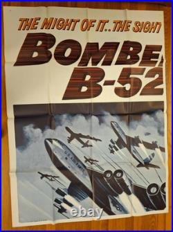 1957 Bombers B-52 United States Air Force USAF original six-sheet KC-97 Cold War