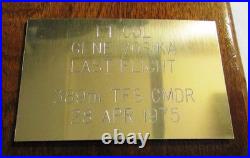 1959 Us Air Force Academy 1st Grad Class Flag Shoulder Boards Awards Et Lt. Col