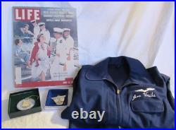 1959 Us Air Force Academy 1st Grad Class Flag Shoulder Boards Awards Et Lt. Col