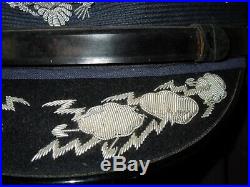 1960's US Air Force USAF GENERAL OFFICER DIRECT BULLION EAGLE Visor Cap Hat USAF