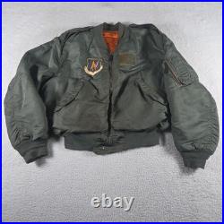 1963 USAF L-2B Flight Jacket MIL-J-7448E Size X-Large Vietnam Era Fourth Air For