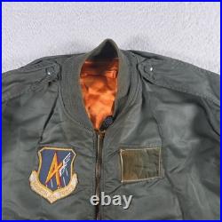1963 USAF L-2B Flight Jacket MIL-J-7448E Size X-Large Vietnam Era Fourth Air For