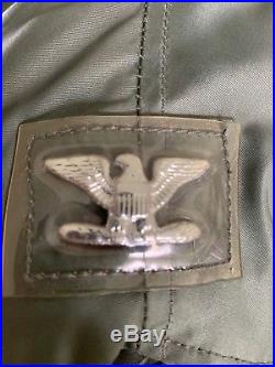 1970! Vietnam War USAF L2B FLIGHT JACKET US Air Force Mil. Uniform Sz XLarge