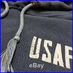 1970s Champion Reverse Weave Hoodie Sweatshirt United States Air Force Military
