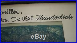 1972 UNITED STATES AIR FORCE TEAM THUNDERBIRD AUTOGRAPHED PICTURE, not a copy