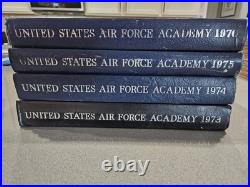 1973 1974 1975 1976 USAF Academy POLARIS Yearbooks Lot United States Air Force