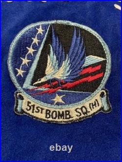 1977 51st Bomb Sq (H) Banner SAC Bomb Nav Competition Blue Ribbon Crew Patches