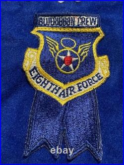 1977 51st Bomb Sq (H) Banner SAC Bomb Nav Competition Blue Ribbon Crew Patches