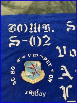 1977 51st Bomb Sq (H) Banner SAC Bomb Nav Competition Blue Ribbon Crew Patches
