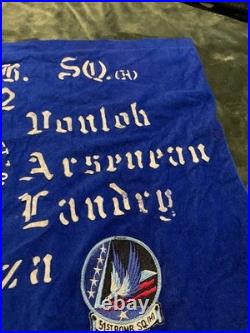 1977 51st Bomb Sq (H) Banner SAC Bomb Nav Competition Blue Ribbon Crew Patches