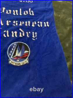 1977 51st Bomb Sq (H) Banner SAC Bomb Nav Competition Blue Ribbon Crew Patches