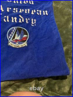 1977 51st Bomb Sq (H) Banner SAC Bomb Nav Competition Blue Ribbon Crew Patches