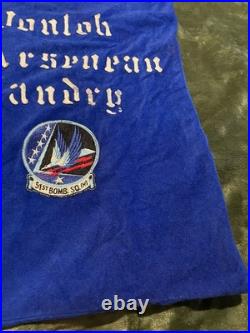 1977 51st Bomb Sq (H) Banner SAC Bomb Nav Competition Blue Ribbon Crew Patches