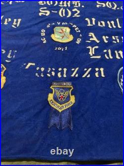 1977 51st Bomb Sq (H) Banner SAC Bomb Nav Competition Blue Ribbon Crew Patches