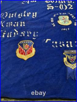 1977 51st Bomb Sq (H) Banner SAC Bomb Nav Competition Blue Ribbon Crew Patches
