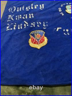 1977 51st Bomb Sq (H) Banner SAC Bomb Nav Competition Blue Ribbon Crew Patches