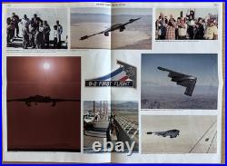 1989-1993 U. S. Air Force Northrop B-2 Spirit Stealth Bomber Press Promotions Lot